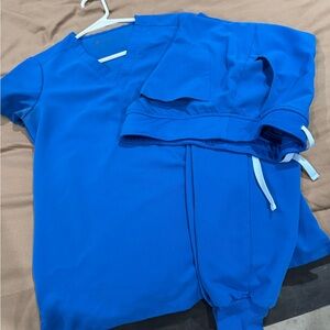 Blue Scrub Set